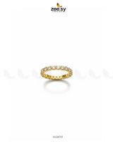 Single Claw Eternity Ring Finger Ring - Zeesy Jewellery Pakistan | Premium Artificial & Imitation Jewellery