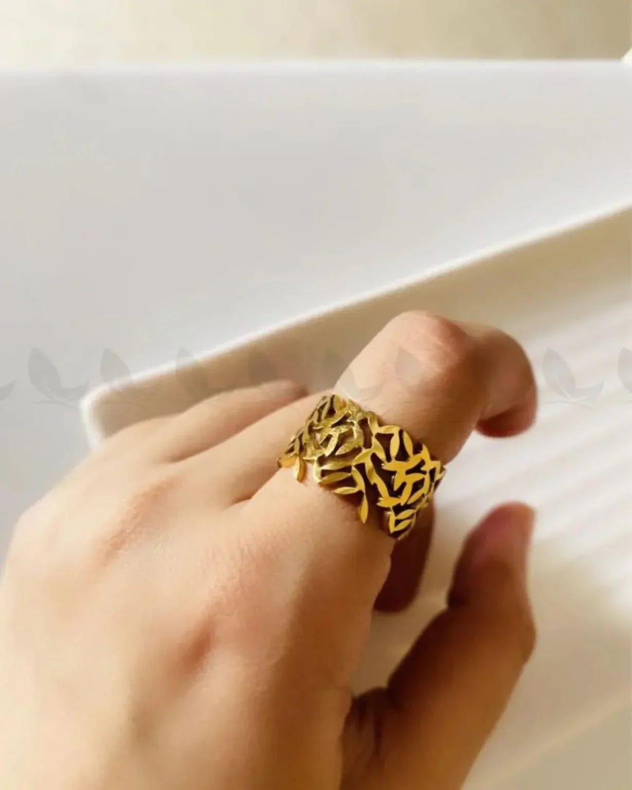 Solis Luminous Radiant Ring Finger Ring - Zeesy Jewellery Pakistan | Premium Artificial & Imitation Jewellery