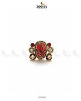 Sublime Agate Bold Turkish Ring Finger Ring - Zeesy Jewellery Pakistan | Premium Artificial & Imitation Jewellery