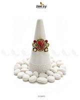Sublime Agate Bold Turkish Ring Finger Ring - Zeesy Jewellery Pakistan | Premium Artificial & Imitation Jewellery