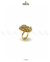 Vintage Uncut Stone Turkish Ring Finger Ring - Zeesy Jewellery Pakistan | Premium Artificial & Imitation Jewellery