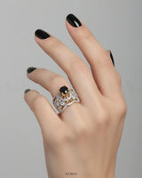 Queen's Vintage Treasure Ring Finger Ring - Zeesy Jewellery Pakistan | Premium Artificial & Imitation Jewellery