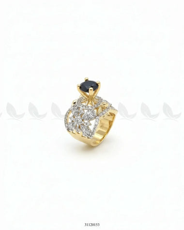 Queen's Vintage Treasure Ring Black Finger Ring - Zeesy Jewellery Pakistan | Premium Artificial & Imitation Jewellery