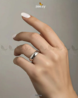 Refined Polished Dome Stacking Ring Rings - Zeesy Jewellery Pakistan | Premium Artificial & Imitation Jewellery