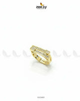 Double Trouble Cluster Pave Ring Finger Ring - Zeesy Jewellery Pakistan | Premium Artificial & Imitation Jewellery