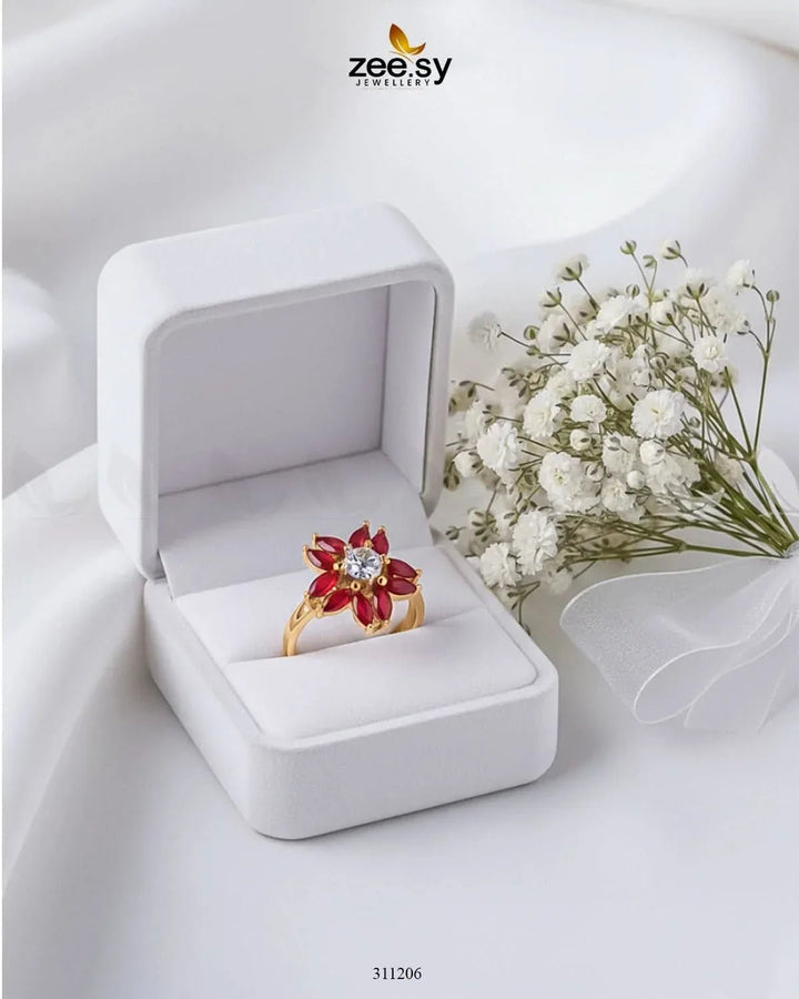 Daisy Ring Finger Ring - Zeesy Jewellery Pakistan | Premium Artificial & Imitation Jewellery