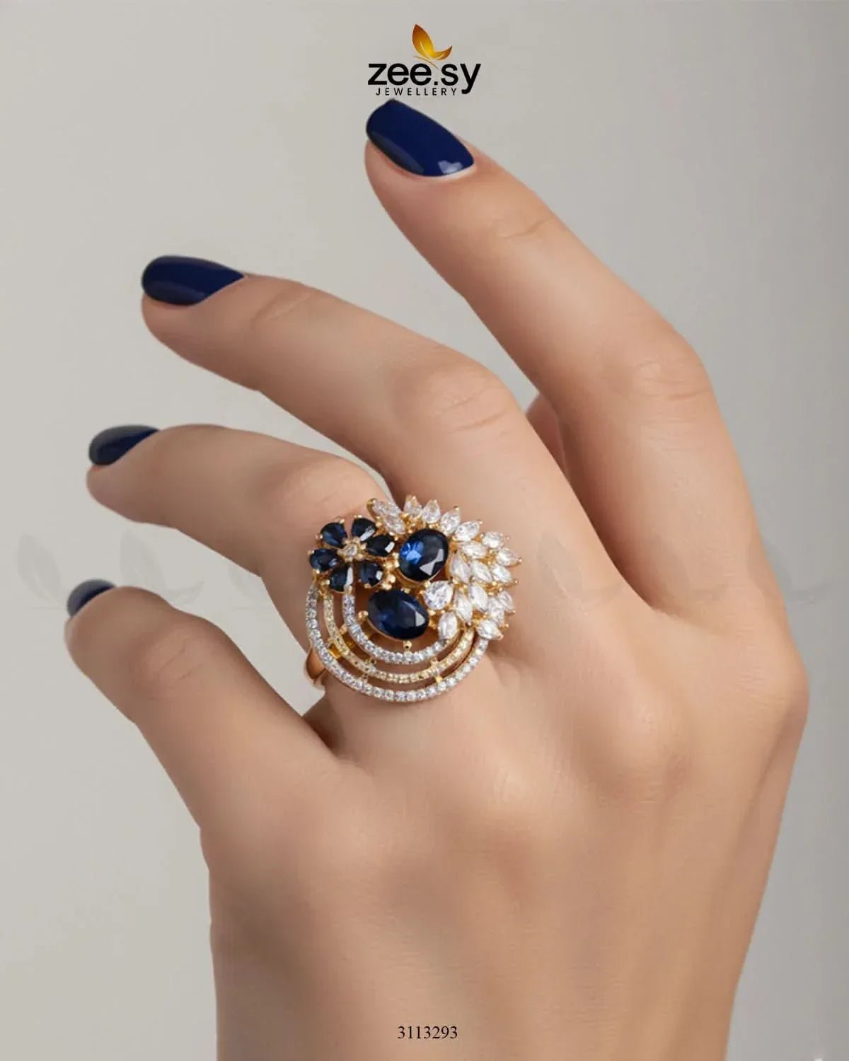Zoya's Ring Finger Ring - Zeesy Jewellery Pakistan | Premium Artificial & Imitation Jewellery