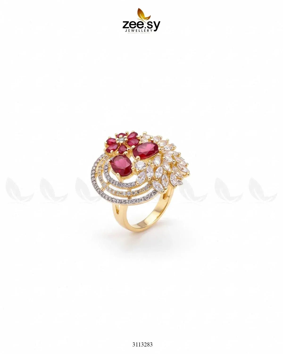 Zoya's Ring Finger Ring - Zeesy Jewellery Pakistan | Premium Artificial & Imitation Jewellery