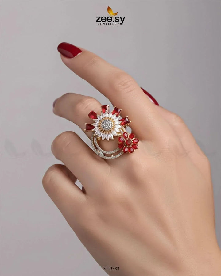 Aima Baig Ring Finger Ring - Zeesy Jewellery Pakistan | Premium Artificial & Imitation Jewellery