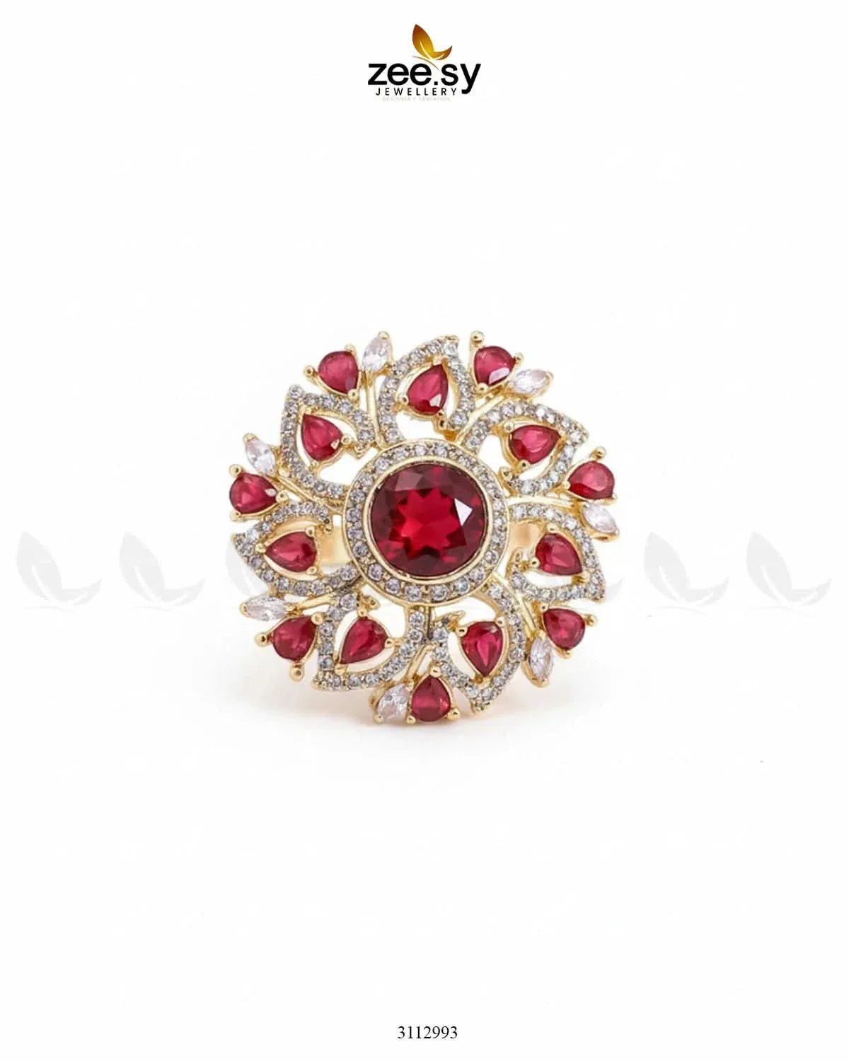 Emma Ring Finger Ring - Zeesy Jewellery Pakistan | Premium Artificial & Imitation Jewellery