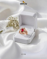 Starlit Ring Finger Ring - Zeesy Jewellery Pakistan | Premium Artificial & Imitation Jewellery