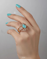 Starlit Ring Finger Ring - Zeesy Jewellery Pakistan | Premium Artificial & Imitation Jewellery