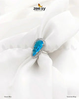 Sunstone Ring Finger Ring - Zeesy Jewellery Pakistan | Premium Artificial & Imitation Jewellery