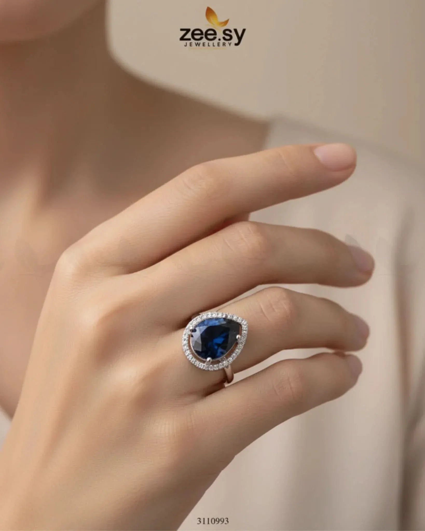 Taaffeite Ring Finger Ring - Zeesy Jewellery Pakistan | Premium Artificial & Imitation Jewellery
