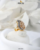 Baguette Cluster Ring-8244 Pearl Finger Ring - Zeesy Jewellery Pakistan | Premium Artificial & Imitation Jewellery