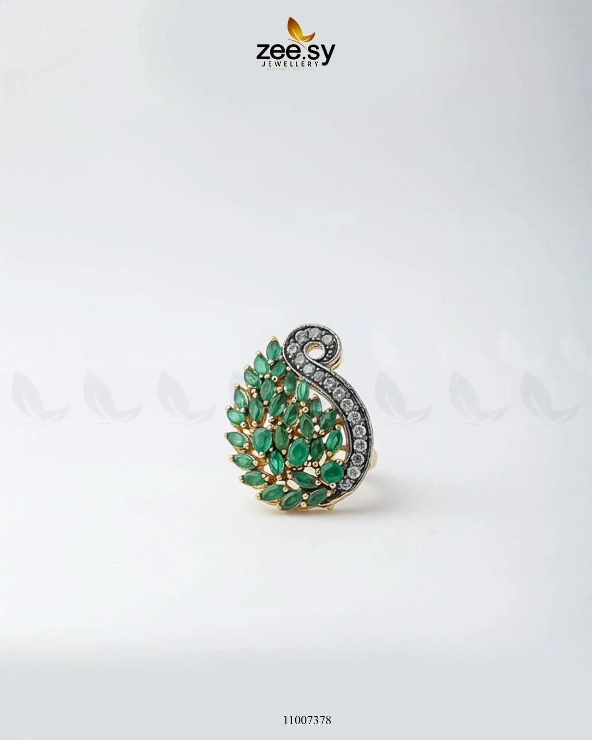 Baguette Cluster Ring-8244 Finger Ring - Zeesy Jewellery Pakistan | Premium Artificial & Imitation Jewellery