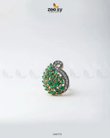 Baguette Cluster Ring-8244 Finger Ring - Zeesy Jewellery Pakistan | Premium Artificial & Imitation Jewellery