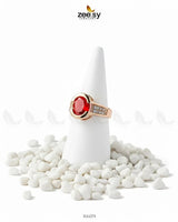 Amethyst Ring Finger Ring - Zeesy Jewellery Pakistan | Premium Artificial & Imitation Jewellery