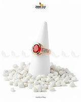 Amethyst Ring Finger Ring - Zeesy Jewellery Pakistan | Premium Artificial & Imitation Jewellery