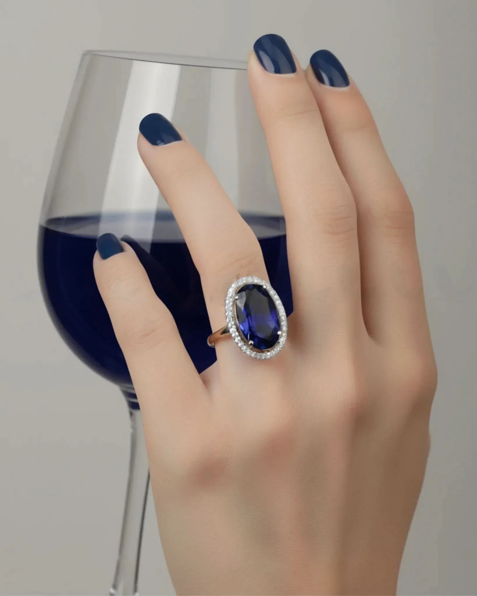 Lolite Ring Finger Ring - Zeesy Jewellery Pakistan | Premium Artificial & Imitation Jewellery