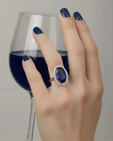 Lolite Ring Finger Ring - Zeesy Jewellery Pakistan | Premium Artificial & Imitation Jewellery