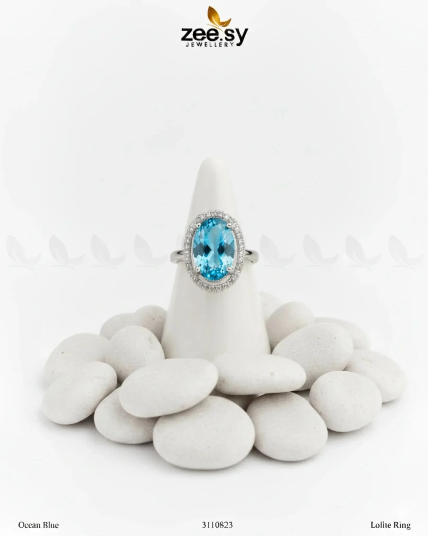 Lolite Ring Finger Ring - Zeesy Jewellery Pakistan | Premium Artificial & Imitation Jewellery