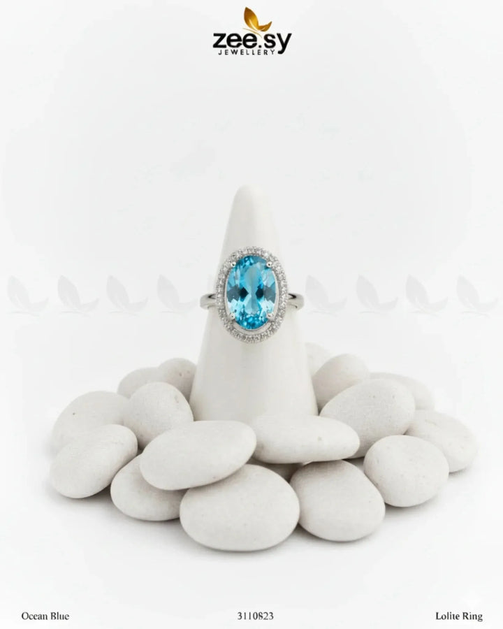 Lolite Ring Finger Ring - Zeesy Jewellery Pakistan | Premium Artificial & Imitation Jewellery