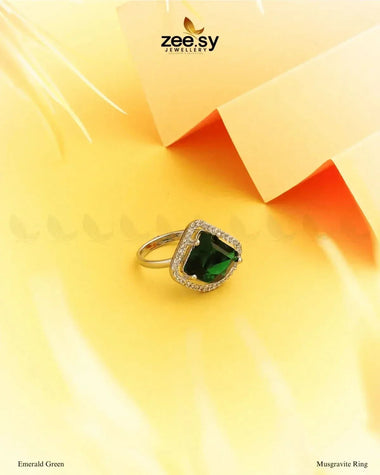 Musgravite Ring Dark Blue Finger Ring - Zeesy Jewellery Pakistan | Premium Artificial & Imitation Jewellery