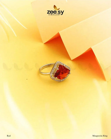 Musgravite Ring Red Finger Ring - Zeesy Jewellery Pakistan | Premium Artificial & Imitation Jewellery