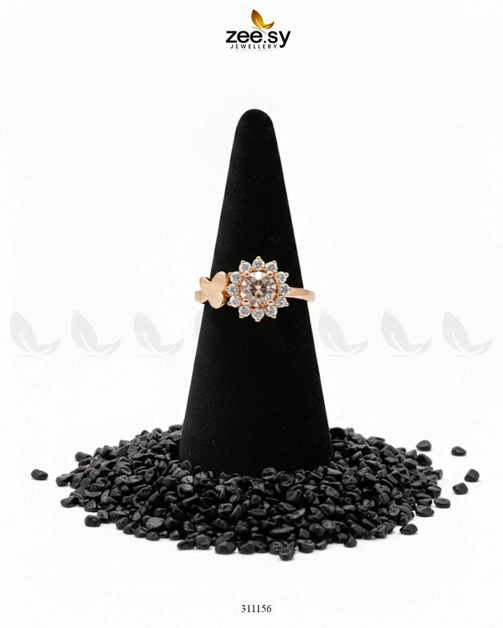Peony Ring Finger Ring - Zeesy Jewellery Pakistan | Premium Artificial & Imitation Jewellery