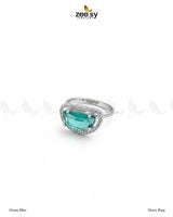 Druzy Ring Finger Ring - Zeesy Jewellery Pakistan | Premium Artificial & Imitation Jewellery