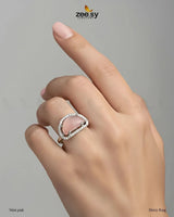 Druzy Ring Finger Ring - Zeesy Jewellery Pakistan | Premium Artificial & Imitation Jewellery