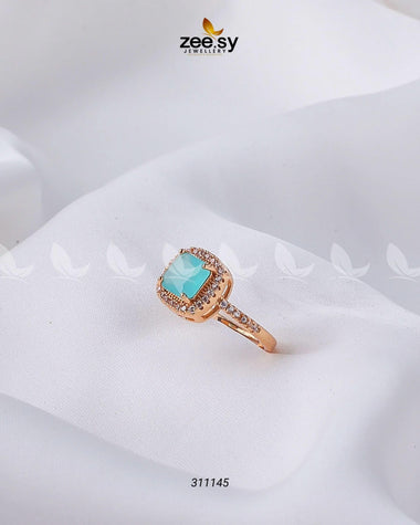 Ember Glow Ring turquoise Finger Ring - Zeesy Jewellery Pakistan | Premium Artificial & Imitation Jewellery