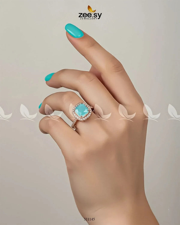 Ember Glow Ring Finger Ring - Zeesy Jewellery Pakistan | Premium Artificial & Imitation Jewellery