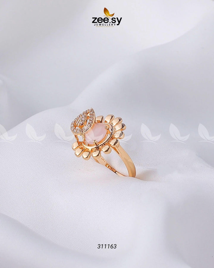 Lavender Ring Mint pink Finger Ring - Zeesy Jewellery Pakistan | Premium Artificial & Imitation Jewellery