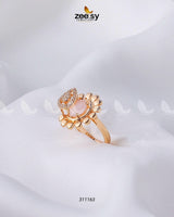 Lavender Ring Mint pink Finger Ring - Zeesy Jewellery Pakistan