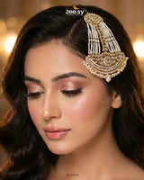 Sharjeena Pearl Kundan jhumar jhumar - Zeesy Jewellery Pakistan | Premium Artificial & Imitation Jewellery