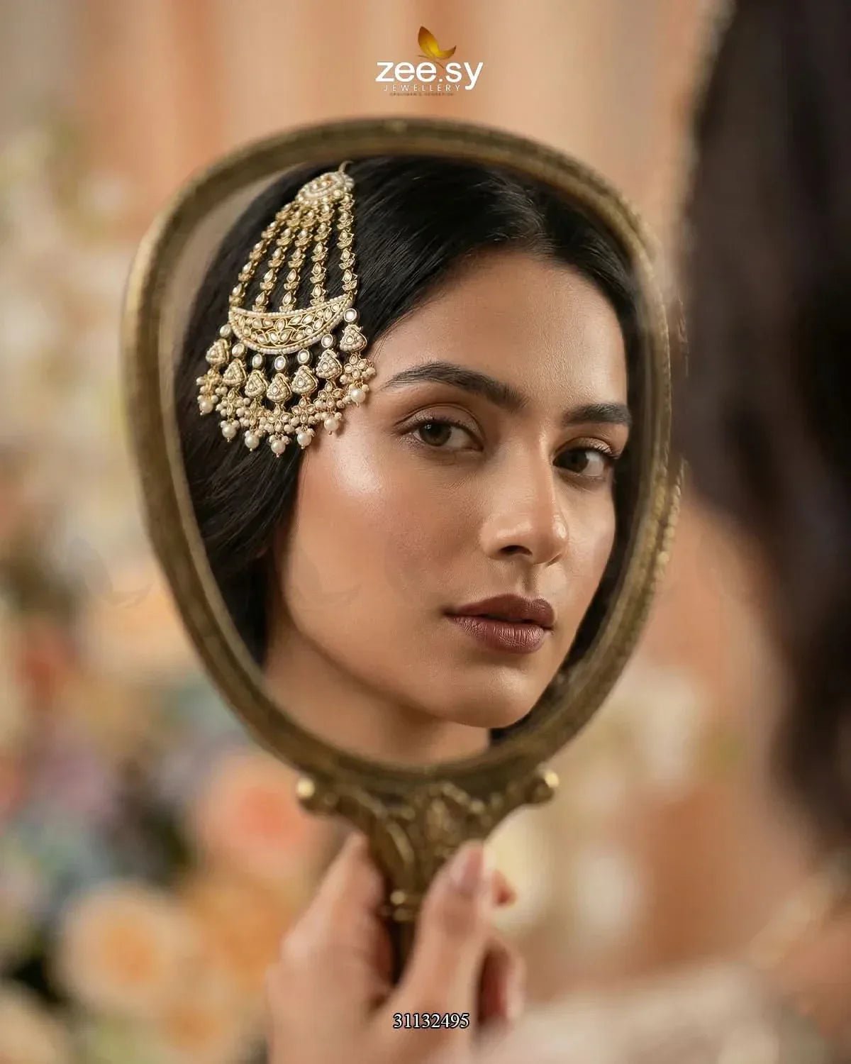 Bloom Pearl Bridal Jhumar jhumar - Zeesy Jewellery Pakistan | Premium Artificial & Imitation Jewellery