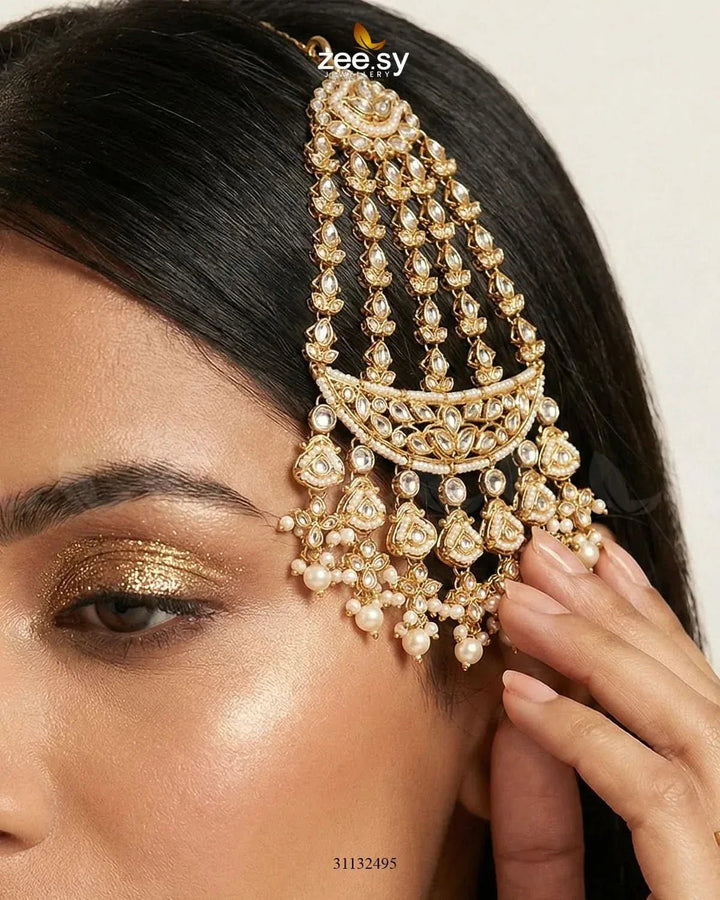 Bloom Pearl Vintage Jhumar jhumar - Zeesy Jewellery Pakistan | Premium Artificial & Imitation Jewellery