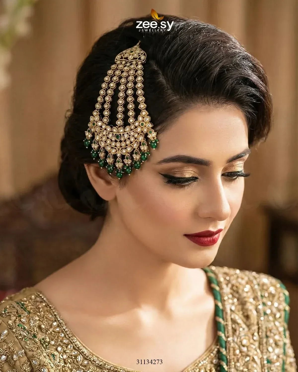 Majestic Faux Pearl Jhumar jhumar - Zeesy Jewellery Pakistan | Premium Artificial & Imitation Jewellery