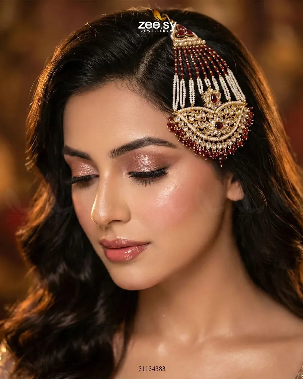 Shahi Floral Kundan Jhumar jhumar - Zeesy Jewellery Pakistan | Premium Artificial & Imitation Jewellery