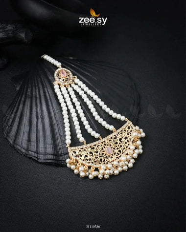 Ruhani Jhumar Mint Pink jhumar - Zeesy Jewellery Pakistan | Premium Artificial & Imitation Jewellery