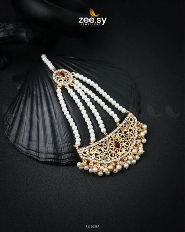 Ruhani Jhumar Red jhumar - Zeesy Jewellery Pakistan | Premium Artificial & Imitation Jewellery