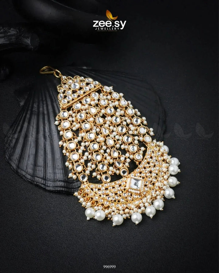 Gloxinia Jhumar White jhumar - Zeesy Jewellery Pakistan | Premium Artificial & Imitation Jewellery