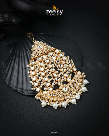 Opulent Jhumar White jhumar - Zeesy Jewellery Pakistan | Premium Artificial & Imitation Jewellery
