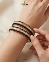 kalyani Rich Traditional Tiered Gem Bangles