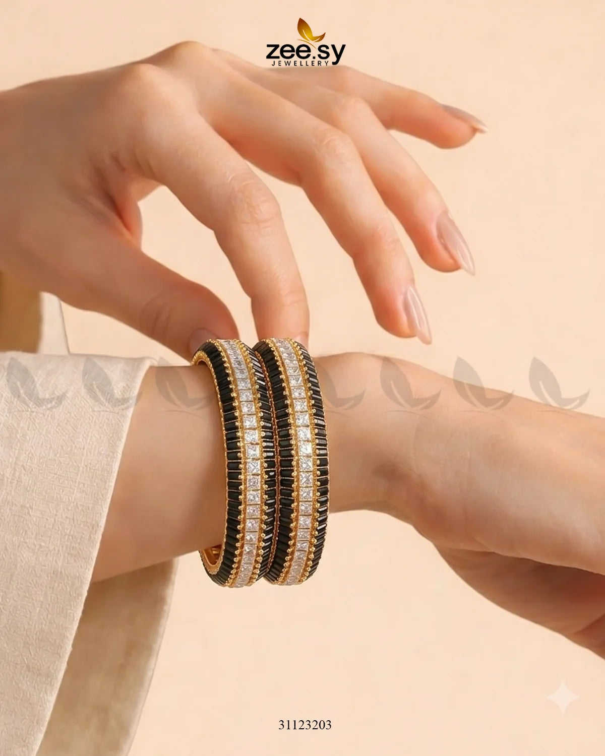 kalyani Rich Traditional Tiered Gem Bangles