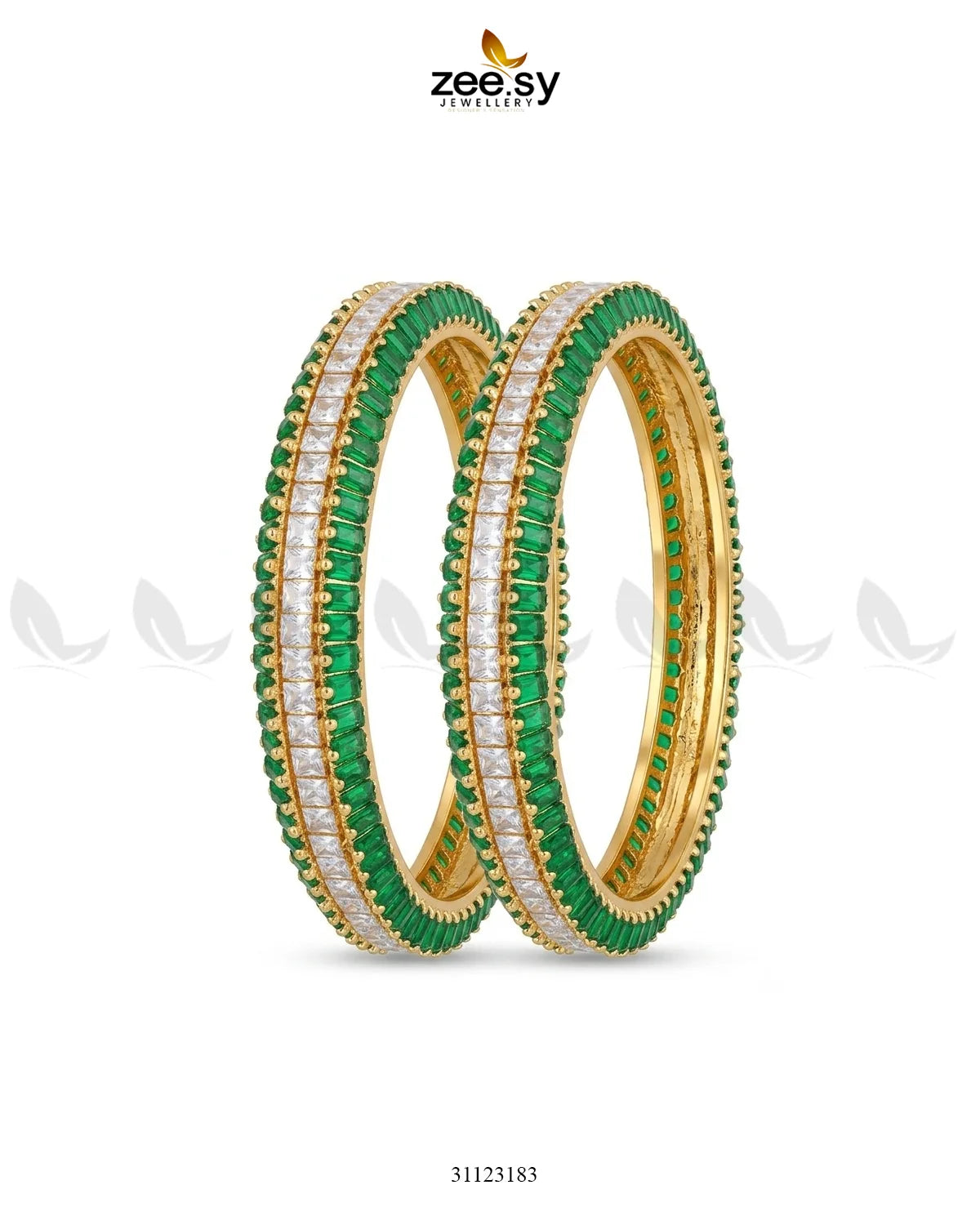 kalyani Rich Traditional Tiered Gem Bangles