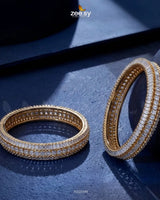 kalyani Rich Traditional Tiered Gem Bangles