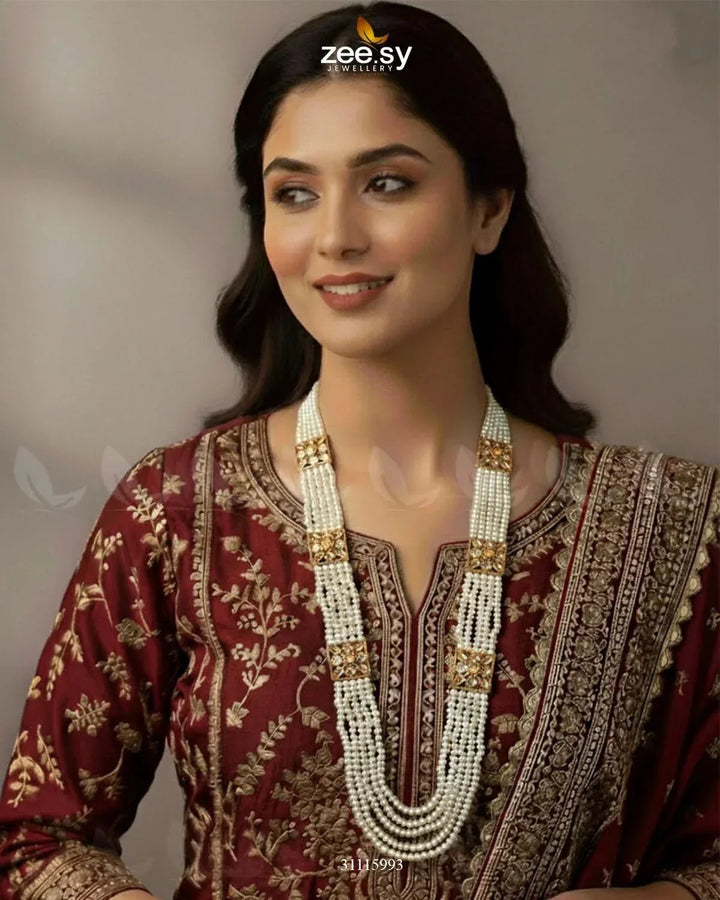 Heritage Malla Regal Necklace Malla Necklace - Zeesy Jewellery Pakistan | Premium Artificial & Imitation Jewellery